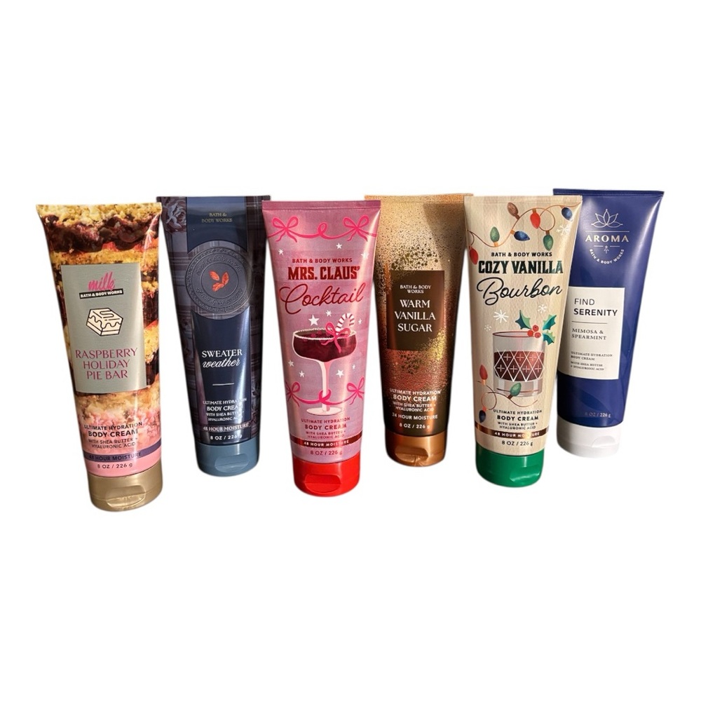 Bath & Body Works Winter Body Cream Bundle (Retail Value $105!), NWT, Never Used